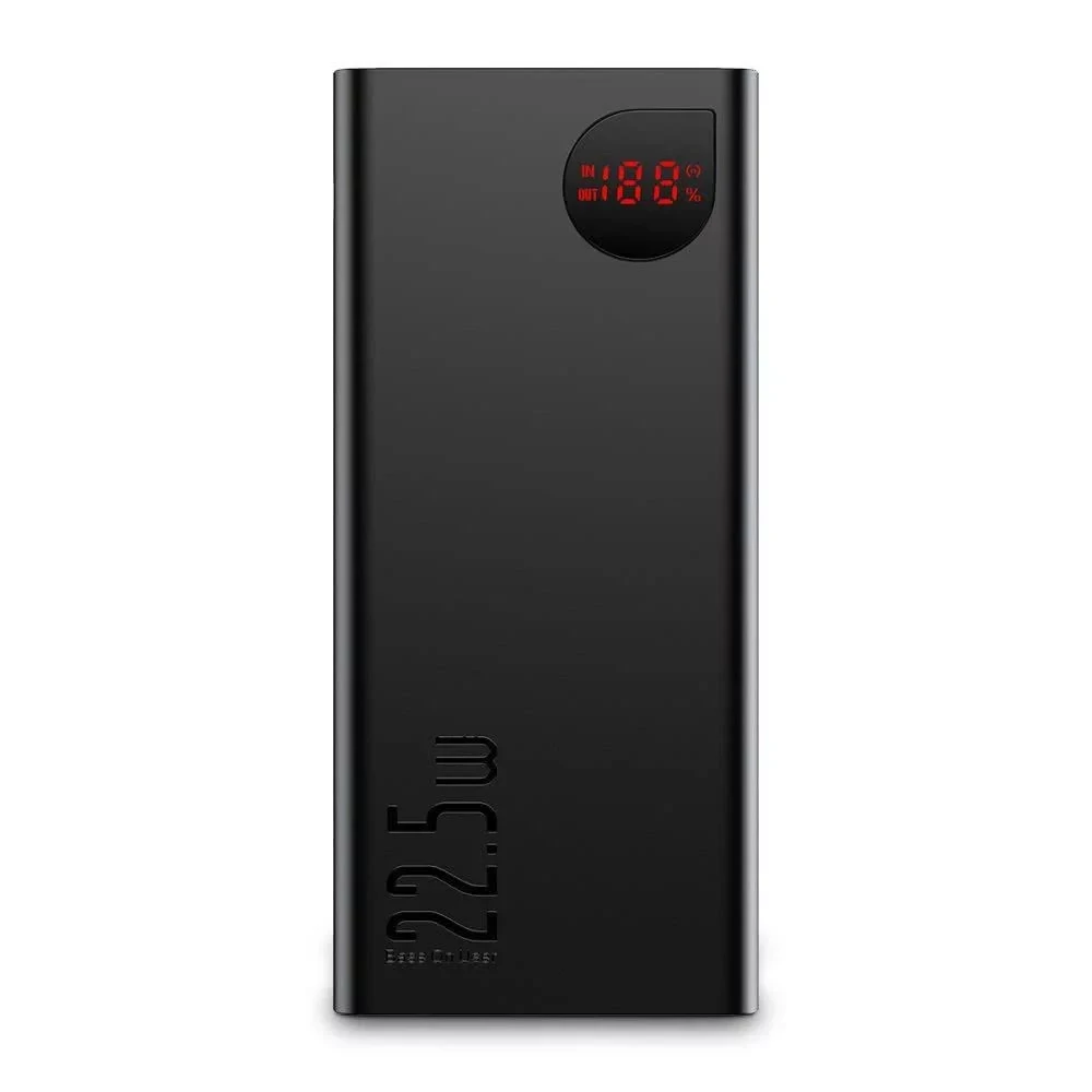 Baterie Externa Baseus QPOW 10000 mAh 3.0 QC 22.5W cu IN/Out 2xUSB 1xType-C 1xLightning 1xMicro USB Negru thumb