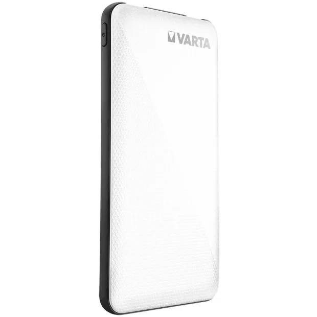 Baterie Externa Varta 5000 mAh 3.7V IN/OUT 2xUSB 1xType-C 1xMicro USB White