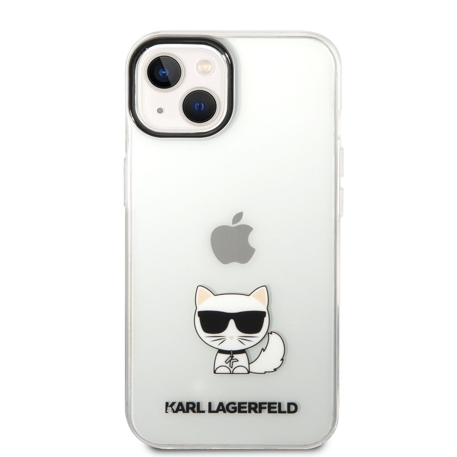 Husa Cover Karl Lagerfeld Choupette Logo pentru iPhone 14 Plus Clear thumb