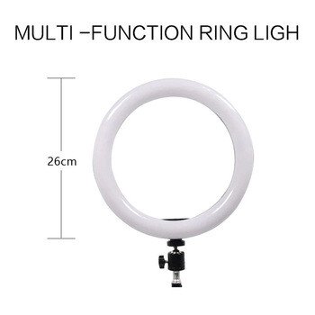 Lampa Led Ring 26cm Bluetooth cu Trepied 1.6m thumb