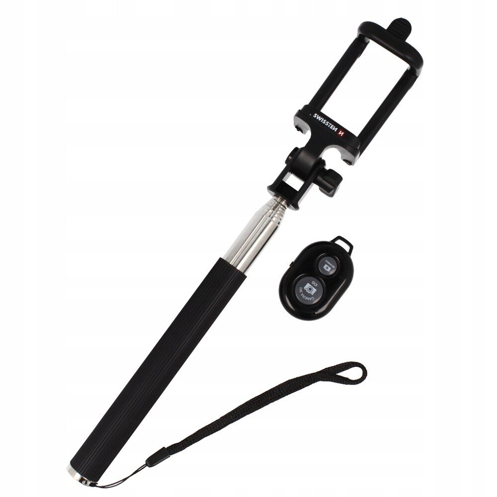 Selfie Stick Bluetooth Swissten Negru thumb