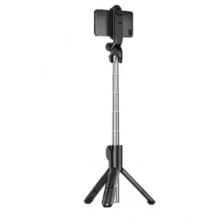 Selfie Stick Bluetooth Swissten cu Trepied de Aluminiu Negru