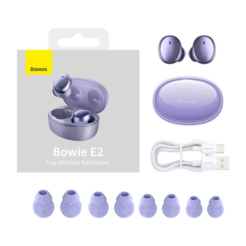 Casti Bluetooth Baseus TWS Bowie Purple thumb