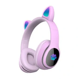 Casti Bluetooth Catear LED Light L400 Pink
