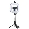 Selfie Stick Mobico Cu Ring si telecomanda detasabila Black