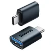 Adaptor Baseus Ingenuity Series Mini OTG USB Type-C (T) to USB 3.1 (M) Albastru