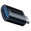 Adaptor Baseus Ingenuity Series Mini OTG USB Type-C (T) to USB 3.1 (M) Albastru