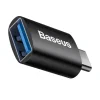 Adaptor Baseus Ingenuity Series Mini OTG USB Type-C (T) to USB 3.1 (M) Negru