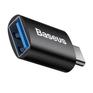 Adaptor Baseus Ingenuity Series Mini OTG USB Type-C (T) to USB 3.1 (M) Negru
