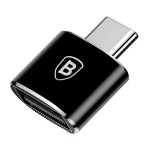 Adaptor Baseus Mini OTG USB Type-C(T) to USB 2.0(M) Negru