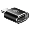 Adaptor Baseus Mini OTG USB Type-C(T) to USB 2.0(M) Negru