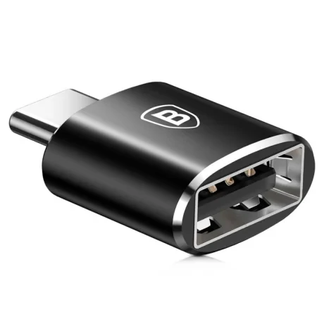 Adaptor Baseus Mini OTG USB Type-C(T) to USB 2.0(M) Negru