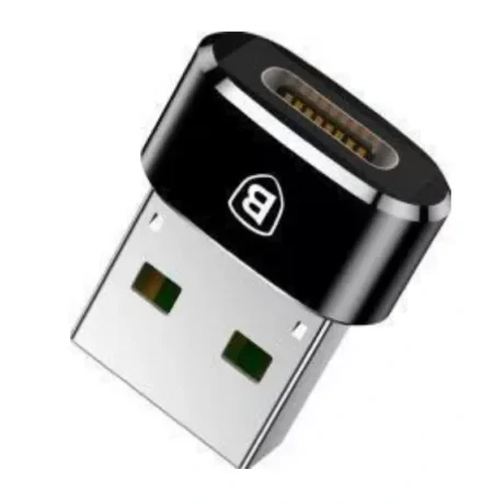Adaptor Baseus Mini USB 2.0(T) to USB Type-C(M) Negru