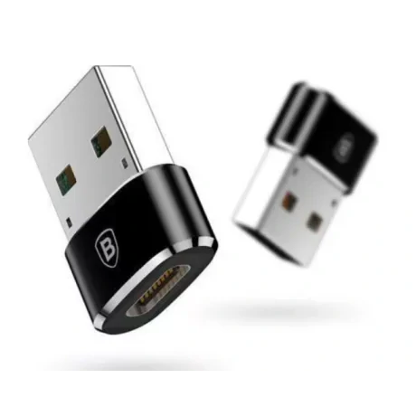Adaptor Baseus Mini USB 2.0(T) to USB Type-C(M) Negru