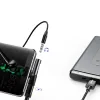 Adaptor Incarcare si Audio Baseus 1 x USB Type-C (T) la 1 x USB Type-C (M) si 1 x Jack 3.5mm (M) Negru