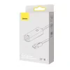 Adaptor Retea Baseus Lite USB 2.0 to RJ-45 10/100 Mbps Adapter LED Alb