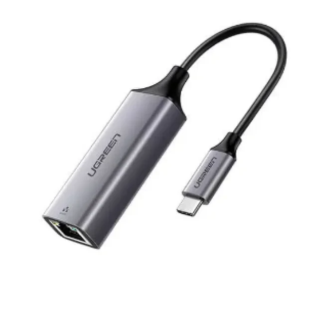 Adaptor retea Ugreen CM199 USB Type-C to Gigabit LAN Adapter gri
