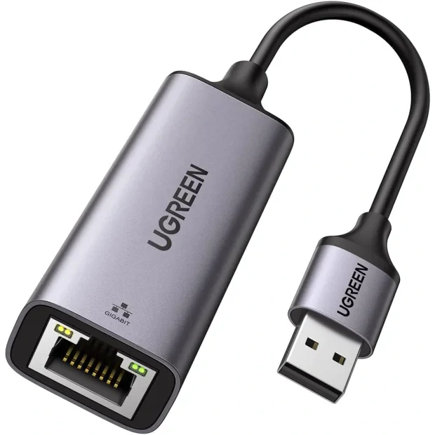 Adaptor retea Ugreen CM209 extern USB 3.0(T) la port Gigabit RJ-45 negru