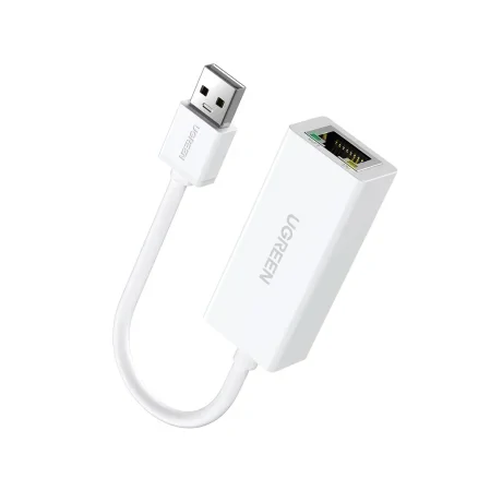 Adaptor retea Ugreen CR110 USB 2.0 to RJ-45 10/100 Mbps Adapter alb