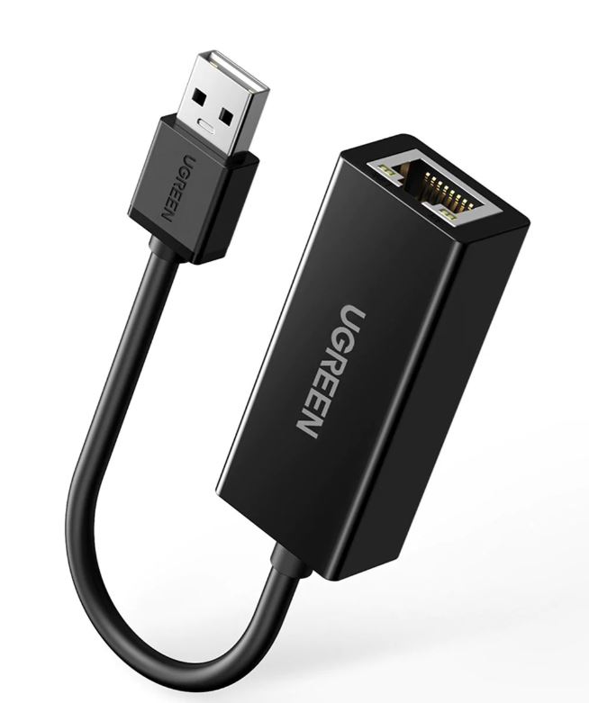 Adaptor Retea Ugreen CR110 USB 2.0 to RJ-45 10/100 Mbps LED Negru thumb