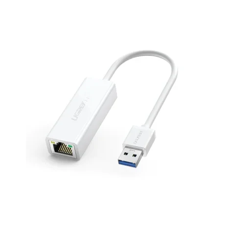 Adaptor retea Ugreen CR111 USB to RJ-45 Gigabit LAN Adapter alb