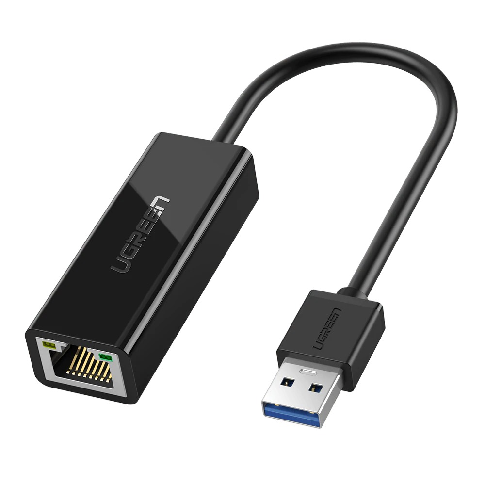 Adaptor retea Ugreen CR111 USB to RJ-45 Gigabit LAN Adapter negru thumb