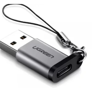 Adaptor Ugreen US276 USB(T) to USB Type-C(M) incarcare max 3A gri
