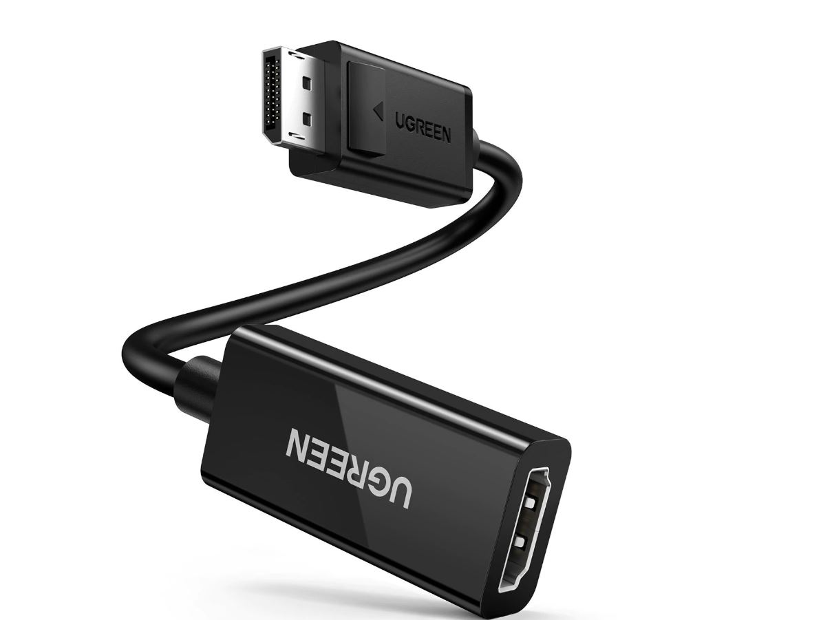 Adaptor video Ugreen MM137 DP (T) la HDMI 4K UHD 0.25m negru thumb