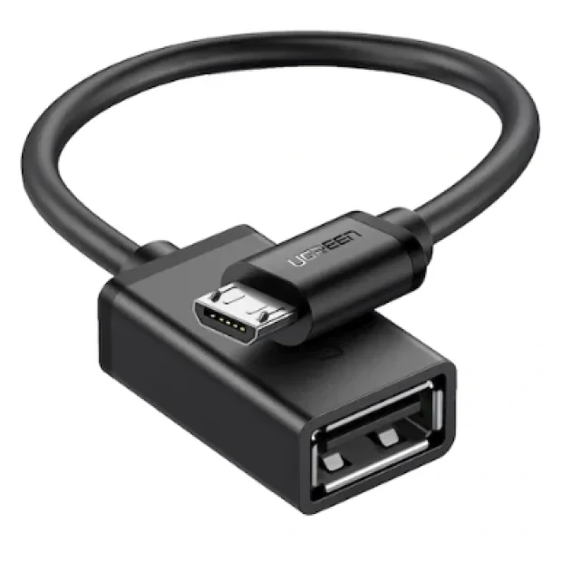 Cablu Adaptor Ugreen OTG US133 Micro-USB(T) to USB 2.0(M) Negru