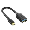 Cablu Adaptor Ugreen OTG US154 USB Type-C(T) to USB 3.0(M) lungime 15 cm Negru