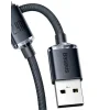 Cablu Alimentare si Date Baseus Crystal Shine Fast Charging USB la Lightning Iphone 2.4A 2m Negru