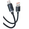 Cablu Alimentare si Date Baseus Crystal Shine Fast Charging USB la USB Type-C 100W 1.2m braided Negru
