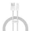 Cablu Alimentare si Date Baseus Dynamic Series Fast Charging USB la Lightning Iphone 2.4A 1m braided Alb