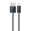 Cablu Alimentare si Date Baseus Dynamic Series Fast Charging USB la Lightning Iphone 2.4A 1m braided Gri