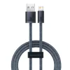 Cablu Alimentare si Date Baseus Dynamic Series Fast Charging USB la Lightning Iphone 2.4A 1m braided Gri