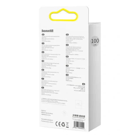 Cablu Alimentare si Date Baseus Dynamic Series Fast Charging USB la Lightning Iphone 2.4A 1m braided Gri
