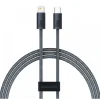Cablu alimentare si date Baseus Dynamic Series Fast Charging USB Type-C la Lightning Iphone 20W 1m braided Gri