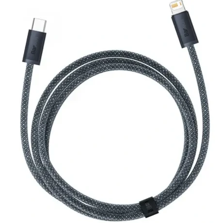Cablu alimentare si date Baseus Dynamic Series Fast Charging USB Type-C la Lightning Iphone 20W 1m braided Gri