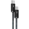 Cablu Alimentare si Date Baseus Dynamic Series Fast Charging USB Type-C la USB Type-C 100W 1m braided Gri