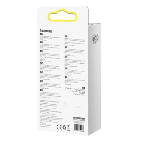 Cablu Alimentare si Date Baseus Explorer Fast Charging USB Type-C la Lightning Iphone 20W 2m Negru-Transparent