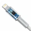 Cablu Alimentare si Date Baseus High Density Braided Fast Charging USB Type-C la Lightning Iphone PD 20W braided 1m Alb