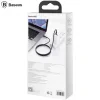 Cablu Alimentare si Date Baseus High Density Braided Fast Charging USB Type-C la USB Type-C 100W braided 1m Negru