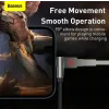 Cablu Alimentare si Date Baseus Legend Elbow Fast Charging USB la Lightning Iphone 2.4A braided 1m Negru