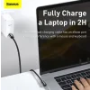 Cablu Alimentare si Date Baseus Legend Elbow Fast Charging USB Type-C la USB Type-C 100W braided 1m Negru