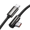 Cablu Alimentare si Date Baseus Legend Elbow Fast Charging USB Type-C la USB Type-C 100W braided 2m Negru