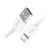 Cablu Alimentare si Date Baseus Superior Fast Charging USB la Lightning Iphone 2.4A 0.25m Alb