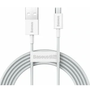 Cablu Alimentare si Date Baseus Superior Fast Charging USB la Micro-USB 2A 2m Alb