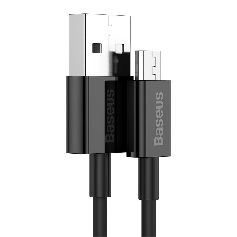 Cablu Alimentare si Date Baseus Superior Fast Charging USB la Micro-USB 2A 2m Negru thumb