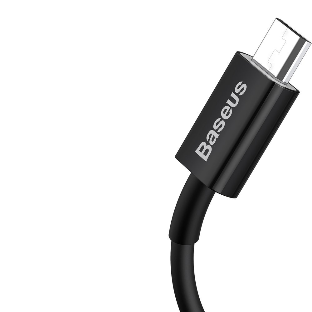 Cablu Alimentare si Date Baseus Superior Fast Charging USB la Micro-USB 2A 2m Negru thumb
