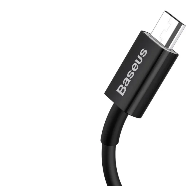 Cablu Alimentare si Date Baseus Superior Fast Charging USB la Micro-USB 2A 2m Negru